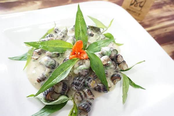 #.ESCARGOT W COCONUT-椰子炒蝸牛-ỐC LEN XÀO DỪA